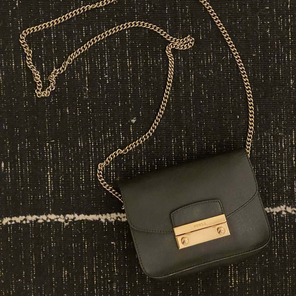 Furla Saffiano Leather Crossbody Bag